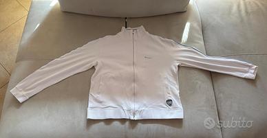 Felpa Champion bianca full zip
