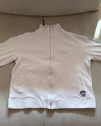 Felpa Champion bianca full zip