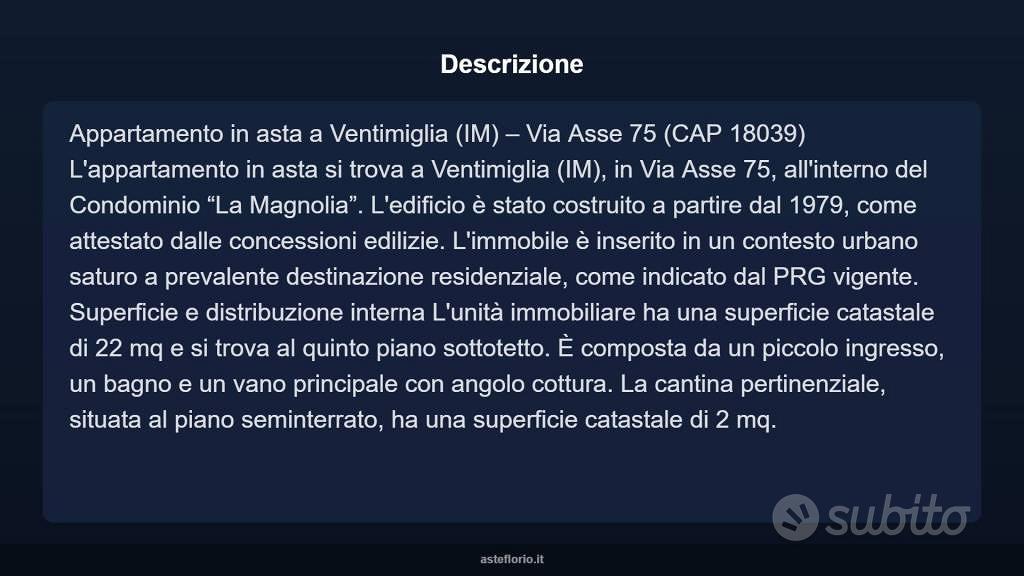 Appartamento – Ventimiglia - Vista 4