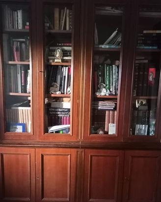 Libreria 4 ante in legno