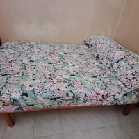 Letto con materasso in lattice