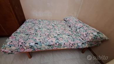 Letto con materasso in lattice