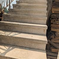 Gradini cemento graniglia esterno giardino scala