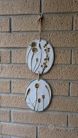 Quadretti natura . Fatto a mano, impronte fiori