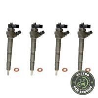 4 INIETTORI 0445110369 VW GOLF AUDI SKODA