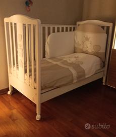 Culla Italbaby "Pari al Nuovo" + Set Completo Tess