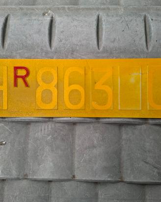 Targa ripetitrice carrello rimorchio 