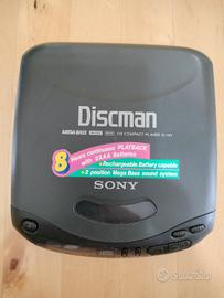 Lettore CD Compact Player Discman Sony