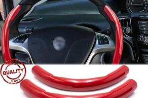 COPRIVOLANTE per LANCIA in FIBRA CARBONIO Rosso