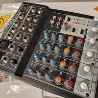 behringer xenyx 802 mixer dj microfonico 
