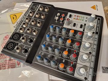 behringer xenyx 802 mixer dj microfonico 