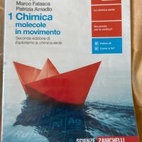 Libro di chimica molecole in movimento di 1