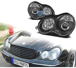 FARI MERCEDES CLASSE C W203 00-04 FONDO NERO