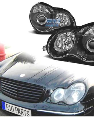 FARI MERCEDES CLASSE C W203 00-04 FONDO NERO