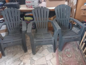 sedie da giardino 