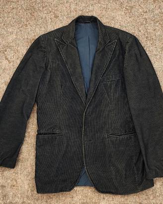 Giacca uomo David Mayer denim blu scuro taglia 50