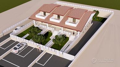 VILLA A SCHIERA D'ANGOLO A VEROLI