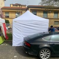 Gazebo bianco Bertoni PRO 3x3+ 4pareti
