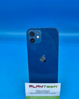 APPLE IPHONE 12 BLU 128GB  BATTERIA 100%  USATO