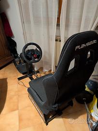 Sedile playseat + volante e pedaliera Logitech