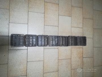 Griglie storiche d'aerazione bocche di lupo