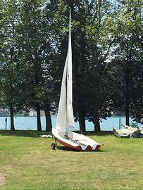 Deriva barca a vela ALPA Esse 4,70 ROSSA