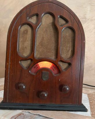 Radio Philips D2550/00 anni 80 in legno 