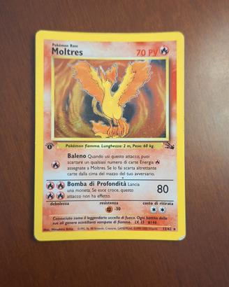 Carta pokemon Moltres 1 edizione ita