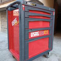 CARRELLO OFFICINA PORTATTREZZI. 5 CASSETTI  