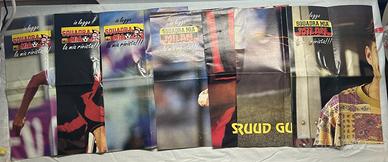 Lotto 8 Poster Vintage Milan Anni 90 Gullit Boban