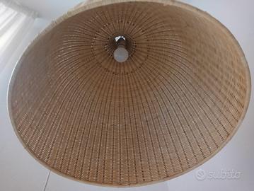 Lampadario rattan/vimin