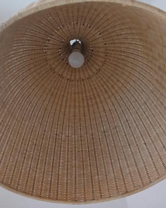 Lampadario rattan/vimin