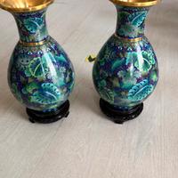 Coppia vasi cinesi Cloisonne