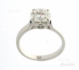 Anelli solitari con Diamanti certificati