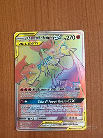 Charizard e Braixen GX alleati full art 251/236