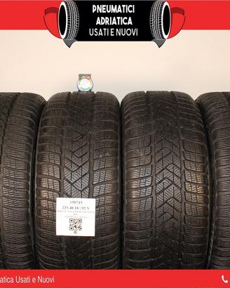 4 Gomme 225 40 R 18 Pirelli al 87% SPED GRATIS