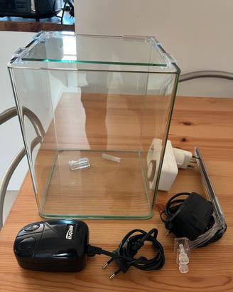 mini acquario/terrario 20x20x25