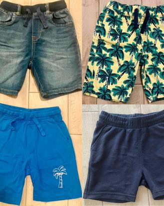 Set 4 pantaloncini bimbi