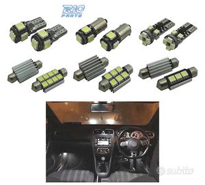 KIT 16 LAMPADE LED INTERNE PER VOLKSWAGEN VW GOLF 