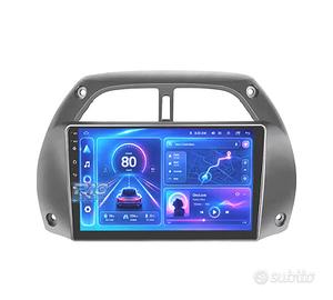 RADIO GPS 9'' ANDROID 13 TOYOTA RAV4 01-06 2 DIN 4