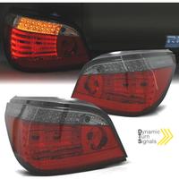 FANALI A LED DINAMICI BMW E60 03-07 ROSSO FUME