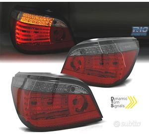 FANALI A LED DINAMICI BMW E60 03-07 ROSSO FUME