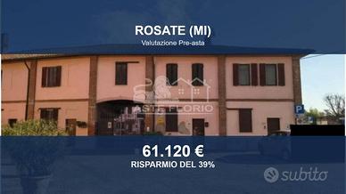 Immobile in asta di 74 m² con box auto a Rosate