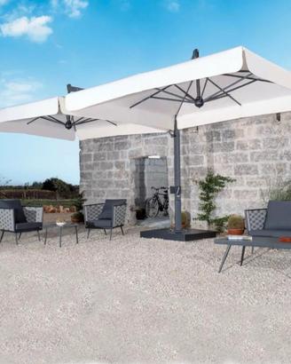 Ombrellone professionale mt 4 x 8