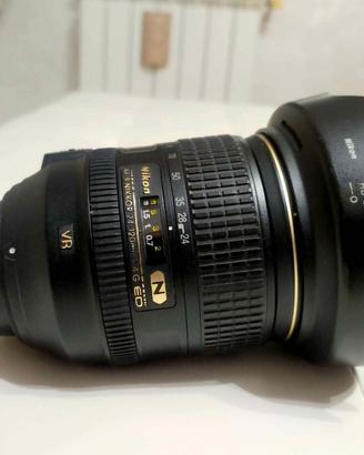 Obiettivo FX Nikon Af S 24-120 mm 1:4 G ED VR 