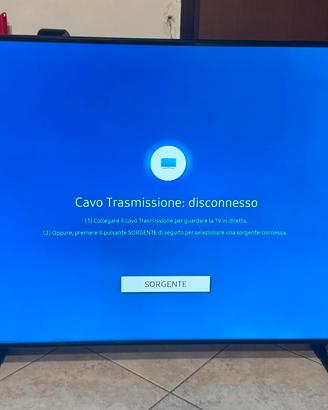 TV Samsung 50” Crystal UHD 4K, led appena riparati