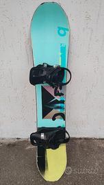 Tavola snowboard K2 156 con attacchi