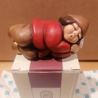 Pastore che dorme Presepe Thun Rosso 