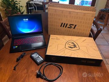 Laptop gaming MSI i7 15.6"