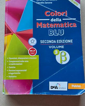 colore della matematica blu seconda edizione